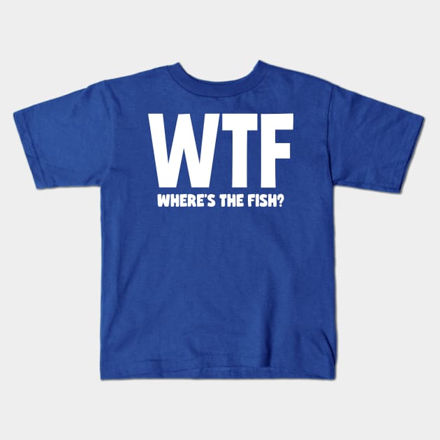 Where's the fish Kids T-Shirt by colorsplash